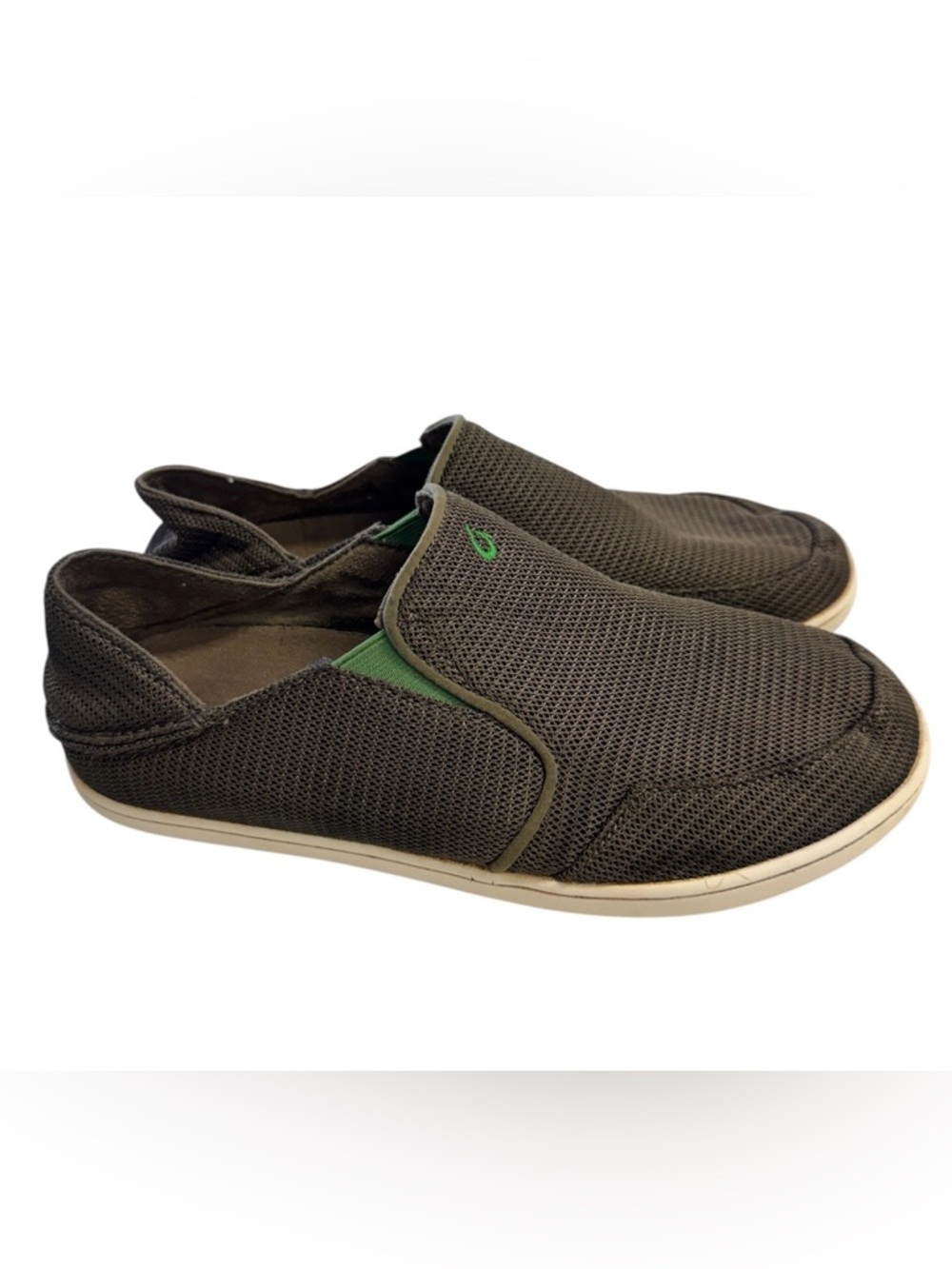OluKai Boy’s Nohea Mesh Loafer Brown Size 6